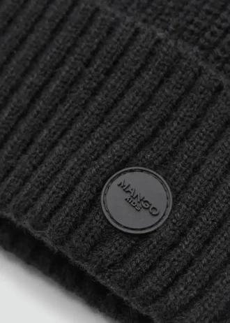 Strickmütze mit Umschlag