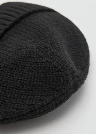 Strickmütze mit Umschlag