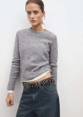 Strickpullover aus Wollmischung