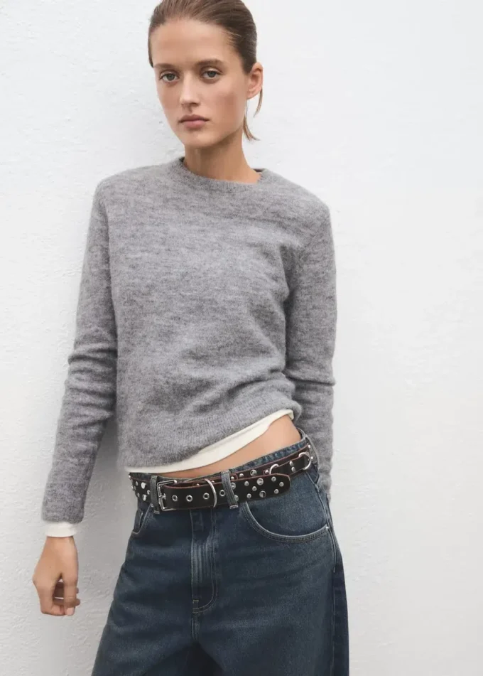 Strickpullover aus Wollmischung