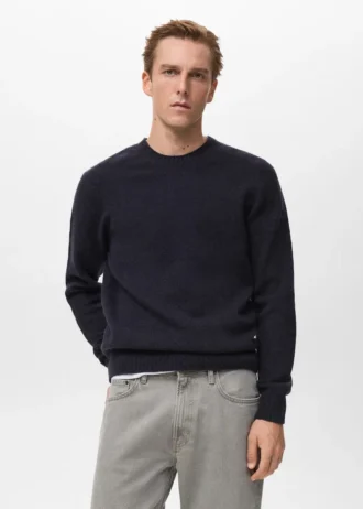 Strickpullover aus Wollmischung