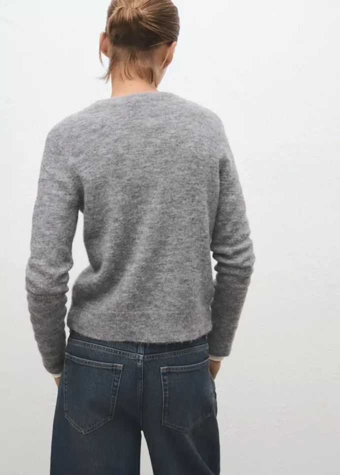 Strickpullover aus Wollmischung
