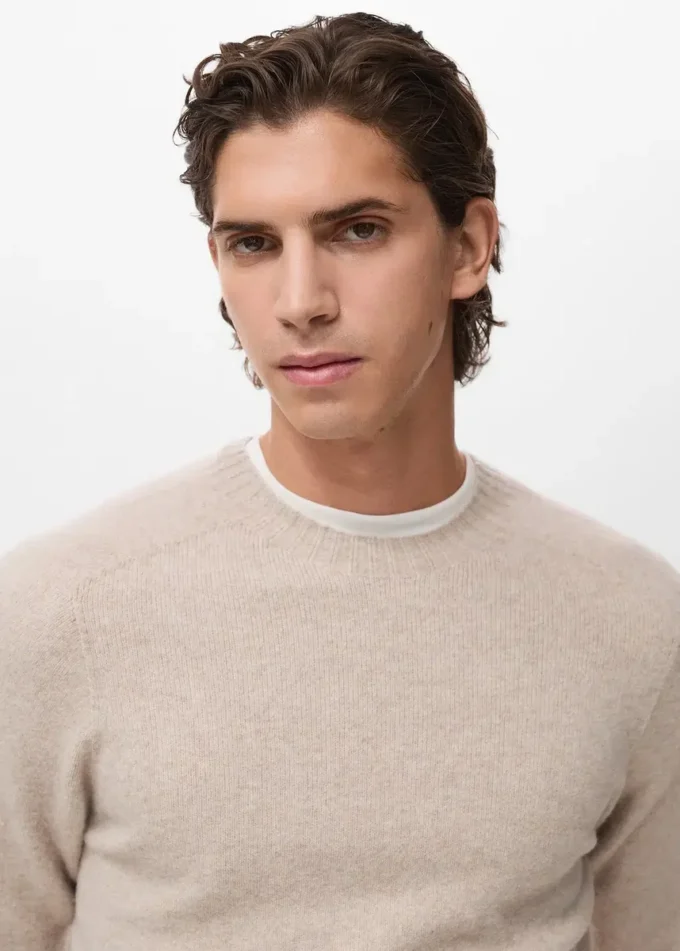 Strickpullover aus Wollmischung