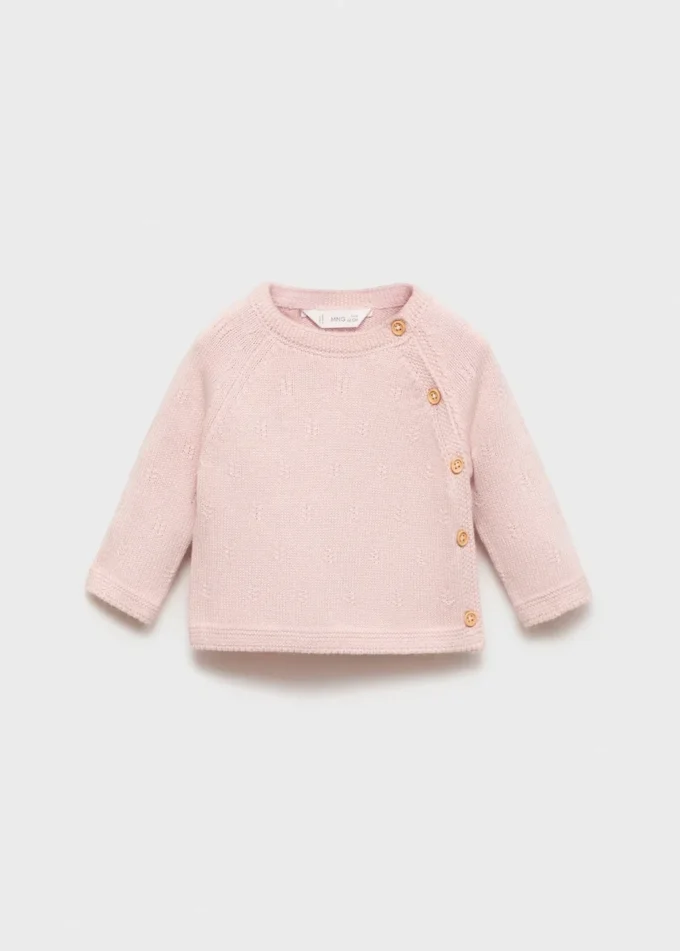 Strickpullover mit Knopfdetails