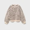 Strickpullover mit Leopardenmuster