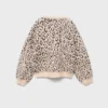 Strickpullover mit Leopardenmuster