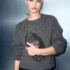 Strickpullover mit Pailletten