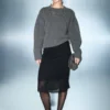 Strickpullover mit Pailletten