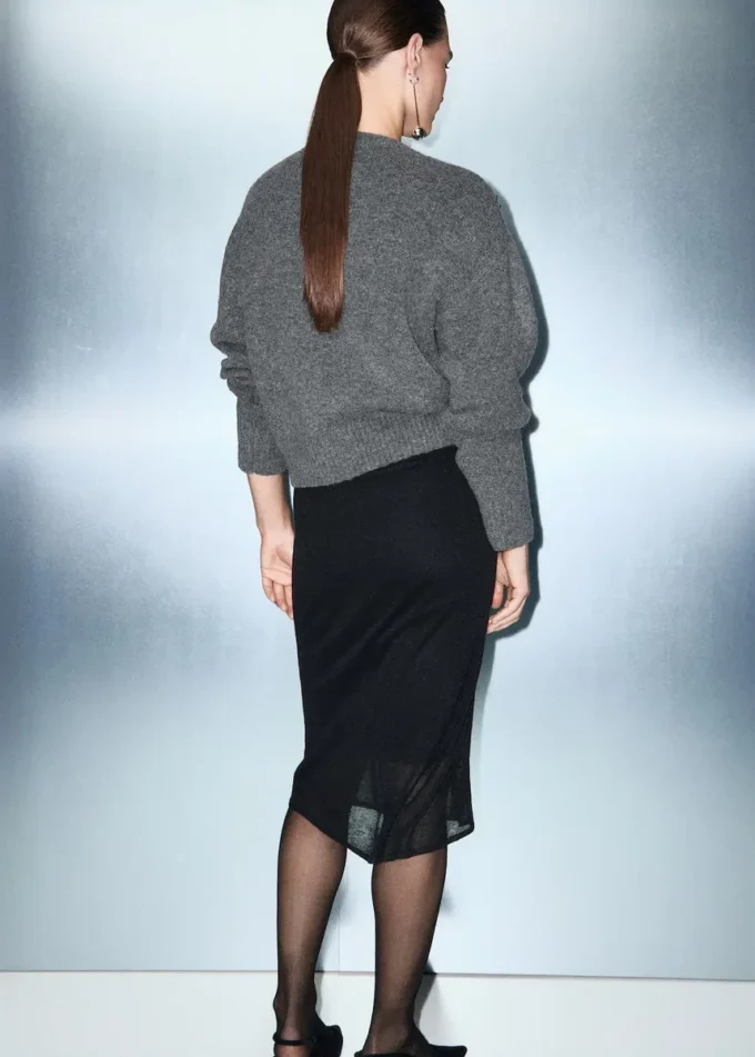 Strickpullover mit Pailletten
