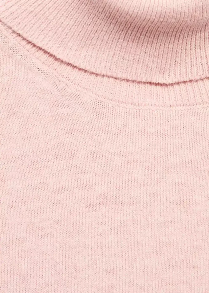 Strickpullover mit Rollkragen