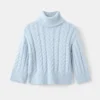 Strickpullover mit Rollkragen