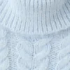 Strickpullover mit Rollkragen