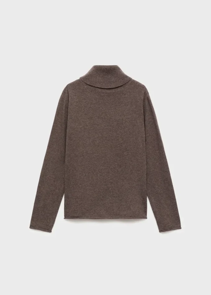 Strickpullover mit Rollkragen