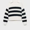 Strickpullover mit Rollkragen