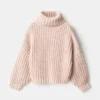 Strickpullover mit Rollkragen