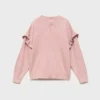 Strickpullover mit Rüschen