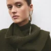 Strickpullover mit Schal