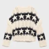 Strickpullover mit Sternen