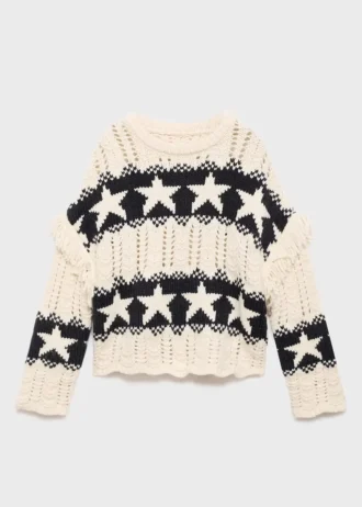 Strickpullover mit Sternen