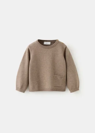 Strickpullover mit Tasche Strickpullover mit Tasche