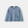 Strickpullover mit Tasche Strickpullover mit Tasche