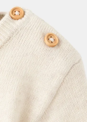Strickpullover mit Tasche