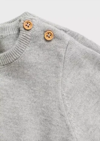 Strickpullover mit Tasche