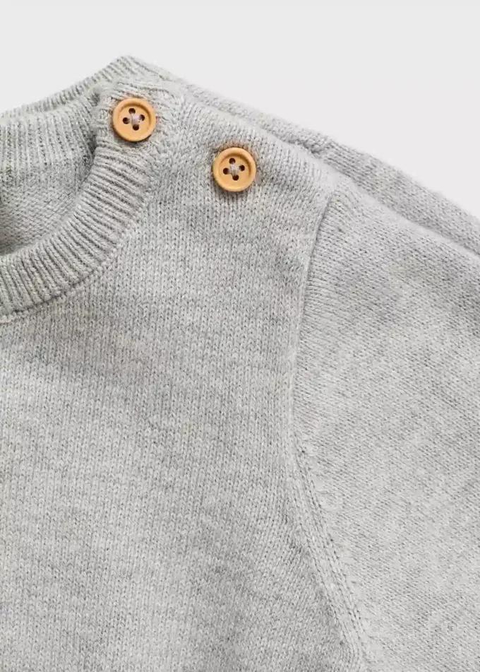 Strickpullover mit Tasche
