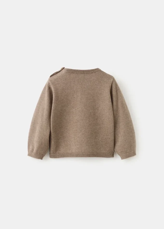 Strickpullover mit Tasche Strickpullover mit Tasche