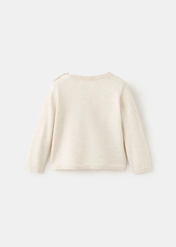 Strickpullover mit Tasche
