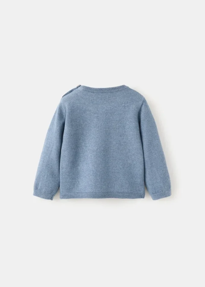 Strickpullover mit Tasche Strickpullover mit Tasche
