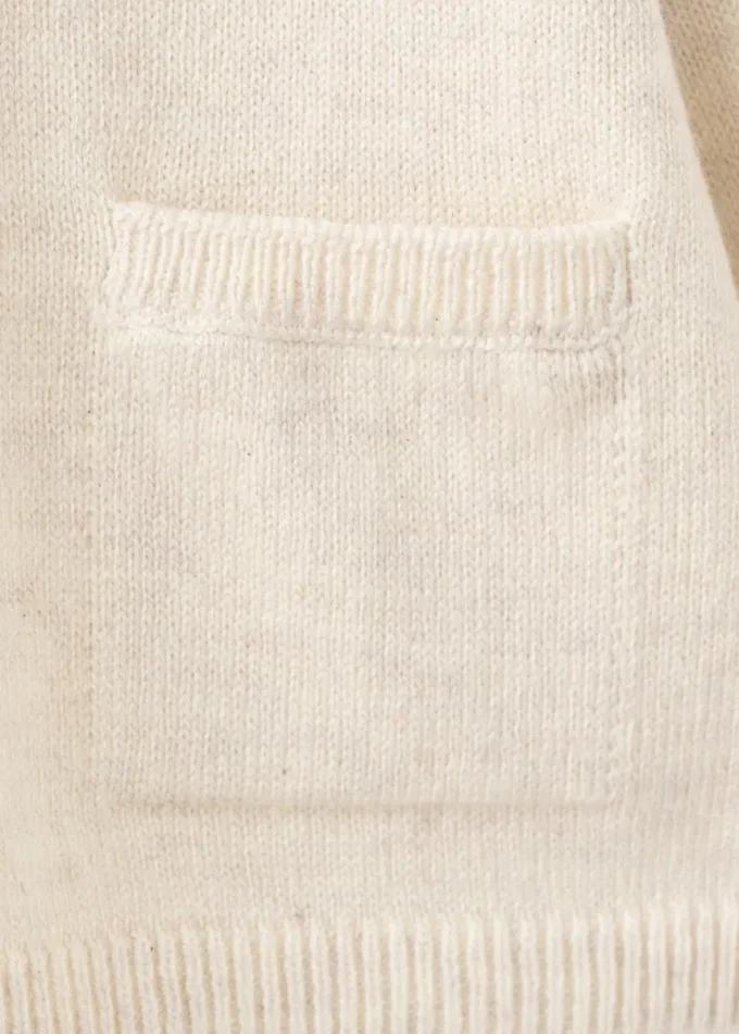Strickpullover mit Tasche