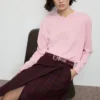 Strickpullover mit V-Ausschnitt
