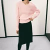 Strickpullover mit V-Ausschnitt