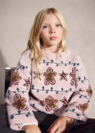 Strickpullover mit Weihnachtsmotiv Strickpullover mit Weihnachtsmotiv