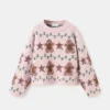 Strickpullover mit Weihnachtsmotiv