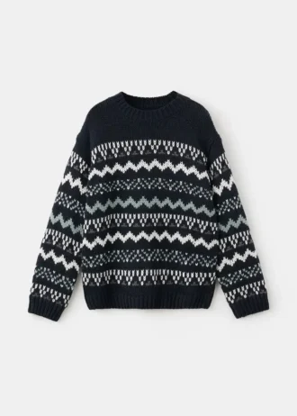 Strickpullover mit Zierbesatz Strickpullover mit Zierbesatz