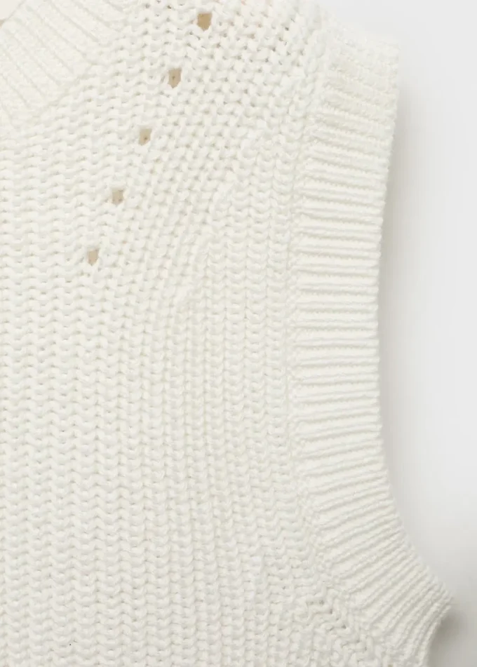 Strickweste aus Baumwolle Strickweste aus Baumwolle