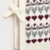 Strickweste mit Herzmuster Strickweste mit Herzmuster