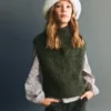 Strickweste mit Rollkragen Strickweste mit Rollkragen