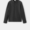 Strukturierter Polo-Pullover aus Strick Strukturierter Polo-Pullover aus Strick