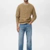 Strukturierter Pullover aus 100 % Baumwolle