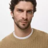 Strukturierter Pullover aus 100 % Baumwolle