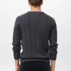 Strukturierter Pullover mit Fischgrätenmuster