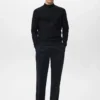 Strukturierter Pullover mit Perkins-Ausschnitt