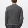 Strukturierter Pullover mit Perkins-Ausschnitt