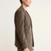 Strukturierter Slim-Fit-Blazer aus Baumwolle Strukturierter Slim-Fit-Blazer aus Baumwolle