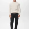 Strukturierter Strickpullover