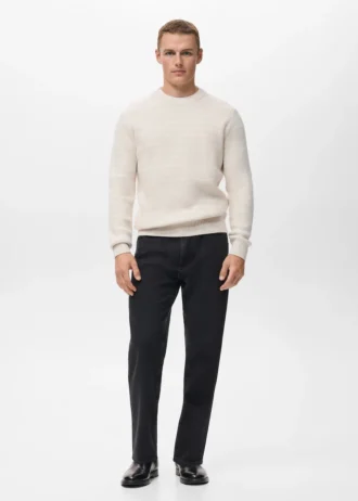 Strukturierter Strickpullover Strukturierter Strickpullover