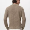 Strukturierter Strickpullover